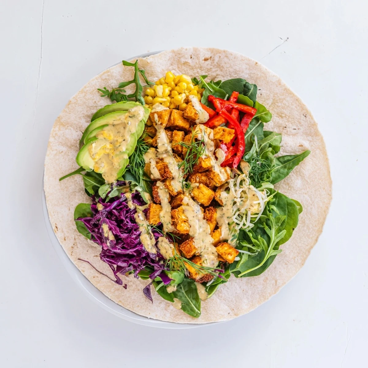 A close-up of delicious Poppy-Inspired Chicken Salad Wraps, showcasing fresh ingredients and easy assembly.