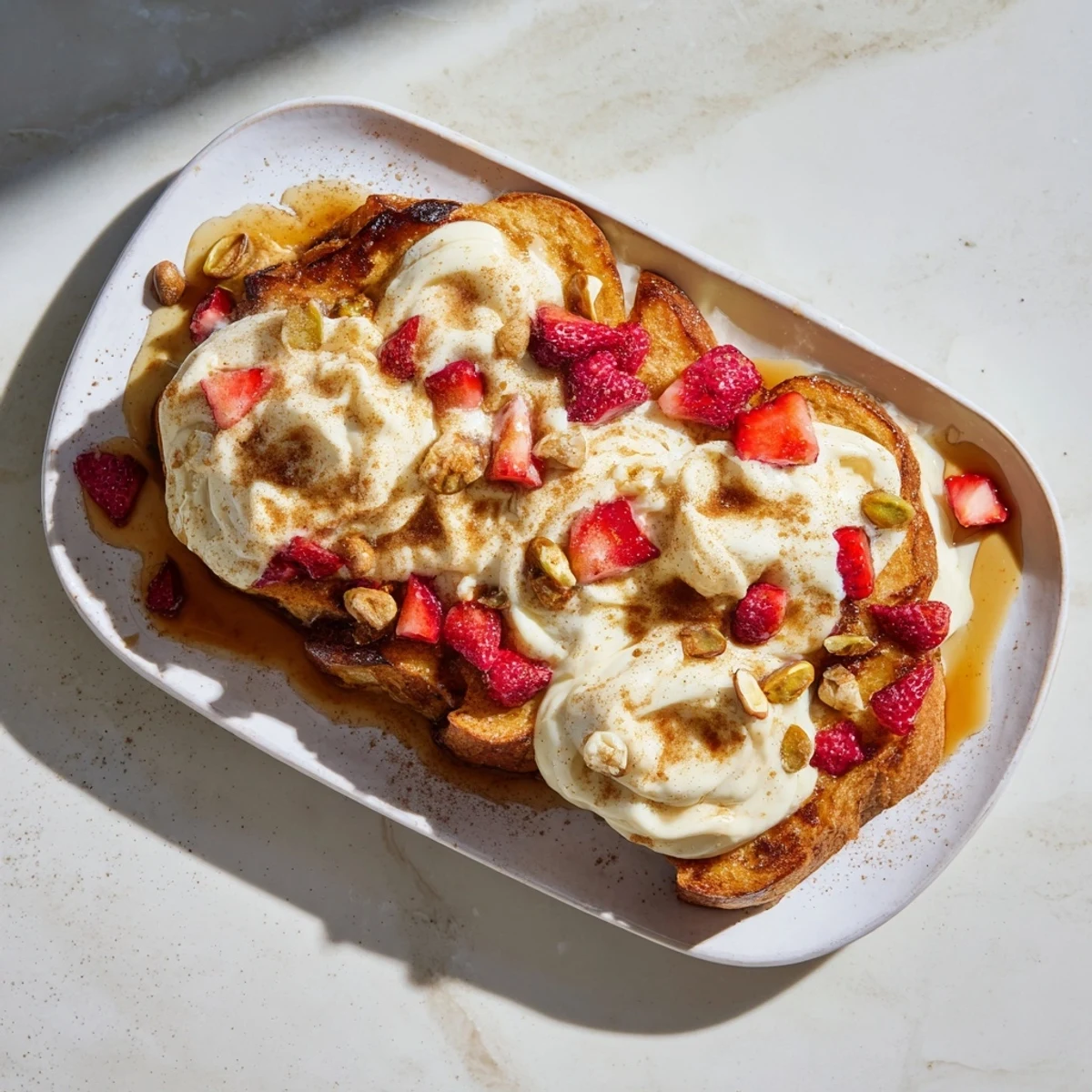 Soft Spice Baked French Toast