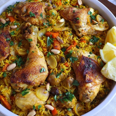 Saffron Chicken Rice Pilaf