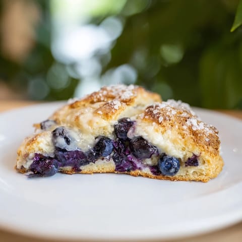 Rustic Birch Blueberry Scones