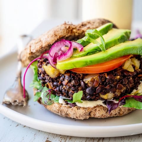 Zesty Black Bean Burgers