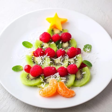 Kiwi Raspberry Christmas Tree