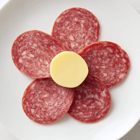 Tudor Rose Salami Cheese
