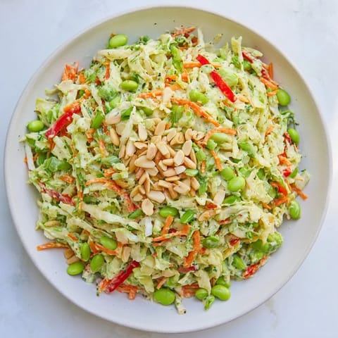 Crunchy Cabbage Edamame Salad