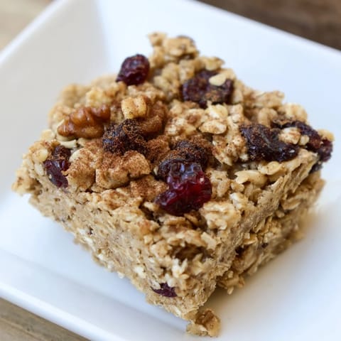 Maple Cinnamon Oatmeal Bars