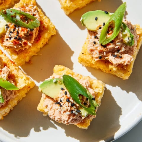 Spicy Tuna Crispy Rice Bites