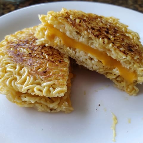 Ramen Grilled Cheese Sandwich