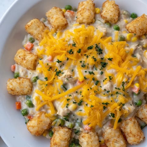 Crispy Tater Tot Casserole
