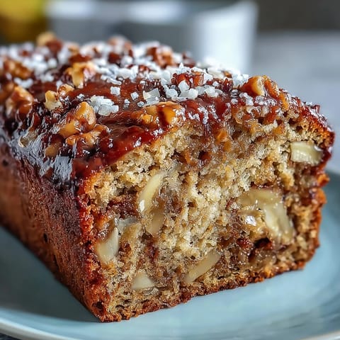 Freshly baked Vegan Cardamom Guava Banana Bread cooling on a wire rack, showcasing a moist, golden-brown crumb with guava speckles.