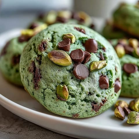 St. Pattys Pistachio Pudding Cookies