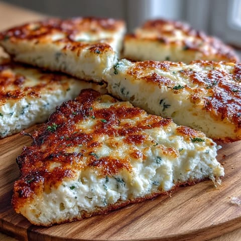 A golden, protein-rich Viral Cottage Cheese Flatbread with a soft, flexible texture, ideal for wraps or sandwiches.