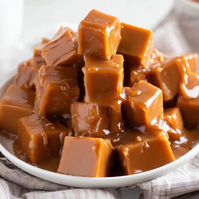 Close-up of golden Weekend Cabin-Style Sticky Toffee Pudding being sliced, with a luscious toffee drizzle.