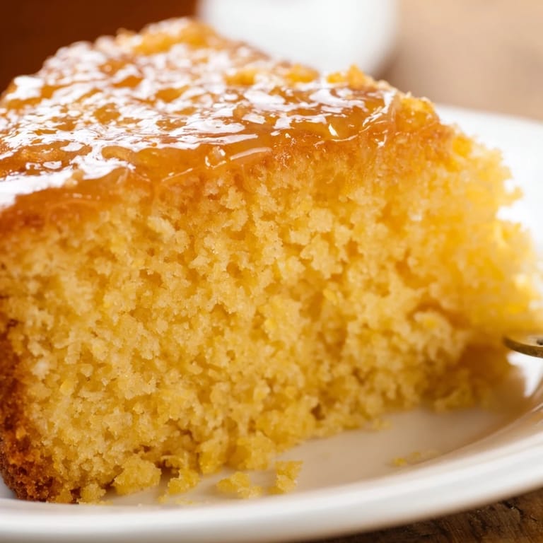 Buttery and aromatic, this homemade Soft Glow Honey Pound Cake slice is so comforting.