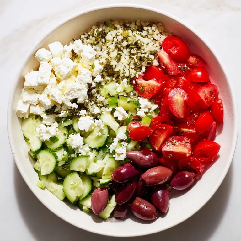 Tangy Greek Lemon-Orzo Bean Salad featuring tender orzo, chickpeas, and a zesty lemon dressing, ready to eat.