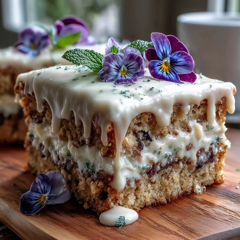 Elegant spring celebration cake with pressed edible flowers and fluffy whipped cream, perfect for festive gatherings.