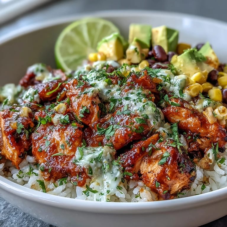 Easy Salsa Chicken Bowls featuring tender chicken in spicy salsa, served with rice, beans, and a medley of fresh vegetables.