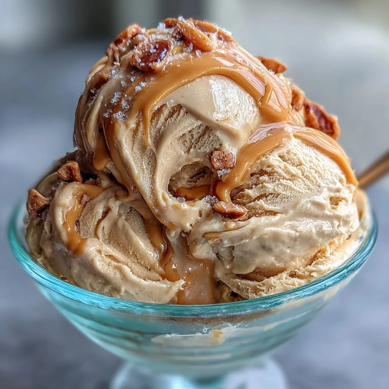 Four-ingredient peanut butter banana ice cream served in scoops with a sprinkle of chopped peanuts for crunch.